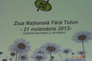 Campania nationala antitutun - 21 nov. 2013